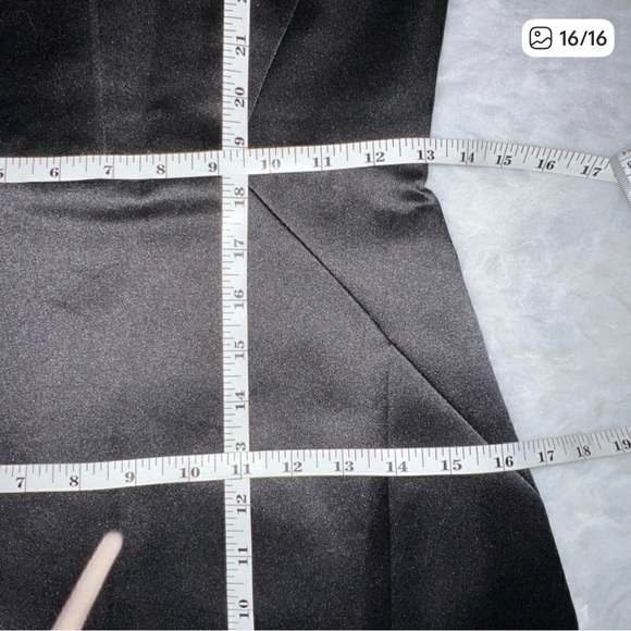 Milly of New York Black Satin Polka Dot Dress - Picture 11 of 16